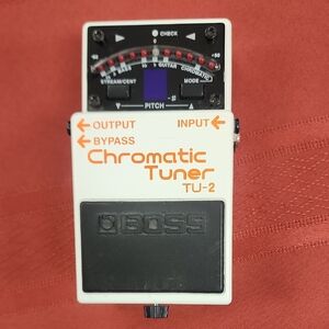 Boss TU-2 Chromatic Tuner in White and Black